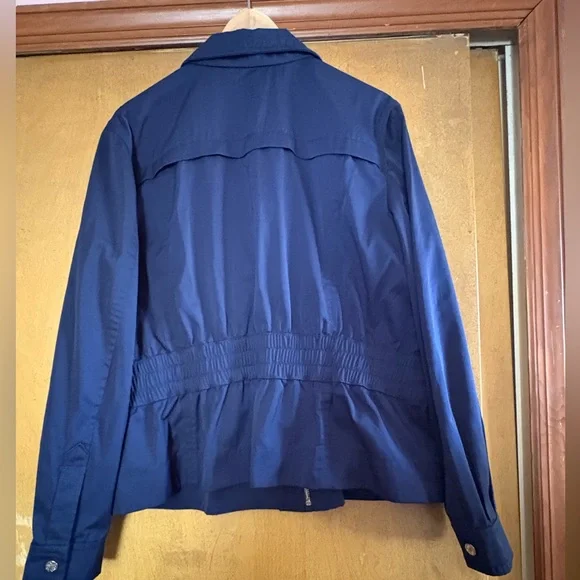 White House Black Market Navy Utility Jacket - Picture 7 of 8